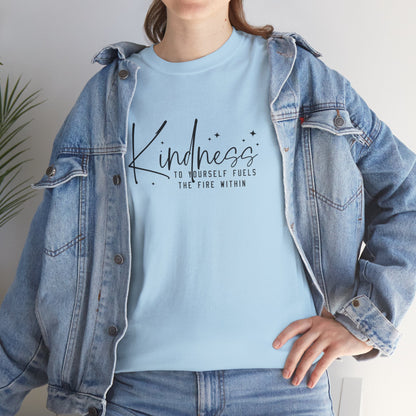Kindness Crewneck Tee – Kindness Is Contagious Inspirational Graphic T-Shirt for Everyday Positivity