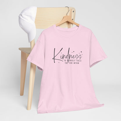 Kindness Crewneck Tee – Kindness Is Contagious Inspirational Graphic T-Shirt for Everyday Positivity