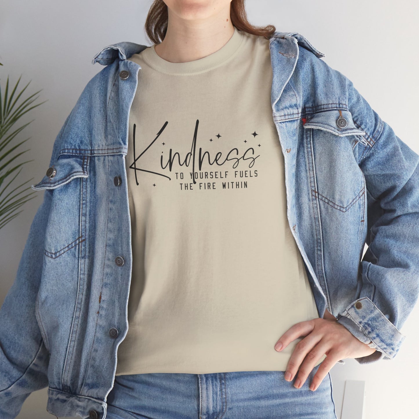 Kindness Crewneck Tee – Kindness Is Contagious Inspirational Graphic T-Shirt for Everyday Positivity