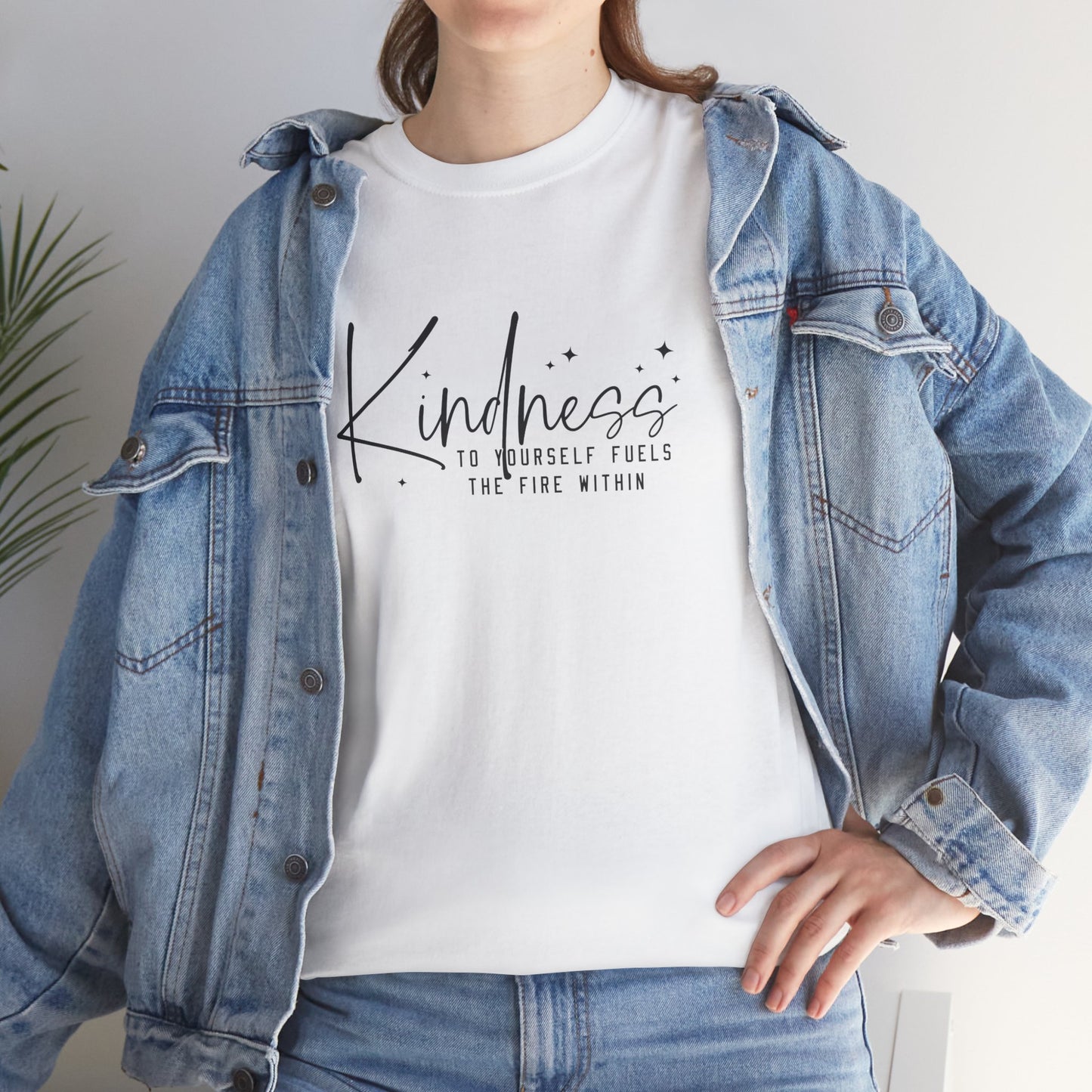 Kindness Crewneck Tee – Kindness Is Contagious Inspirational Graphic T-Shirt for Everyday Positivity