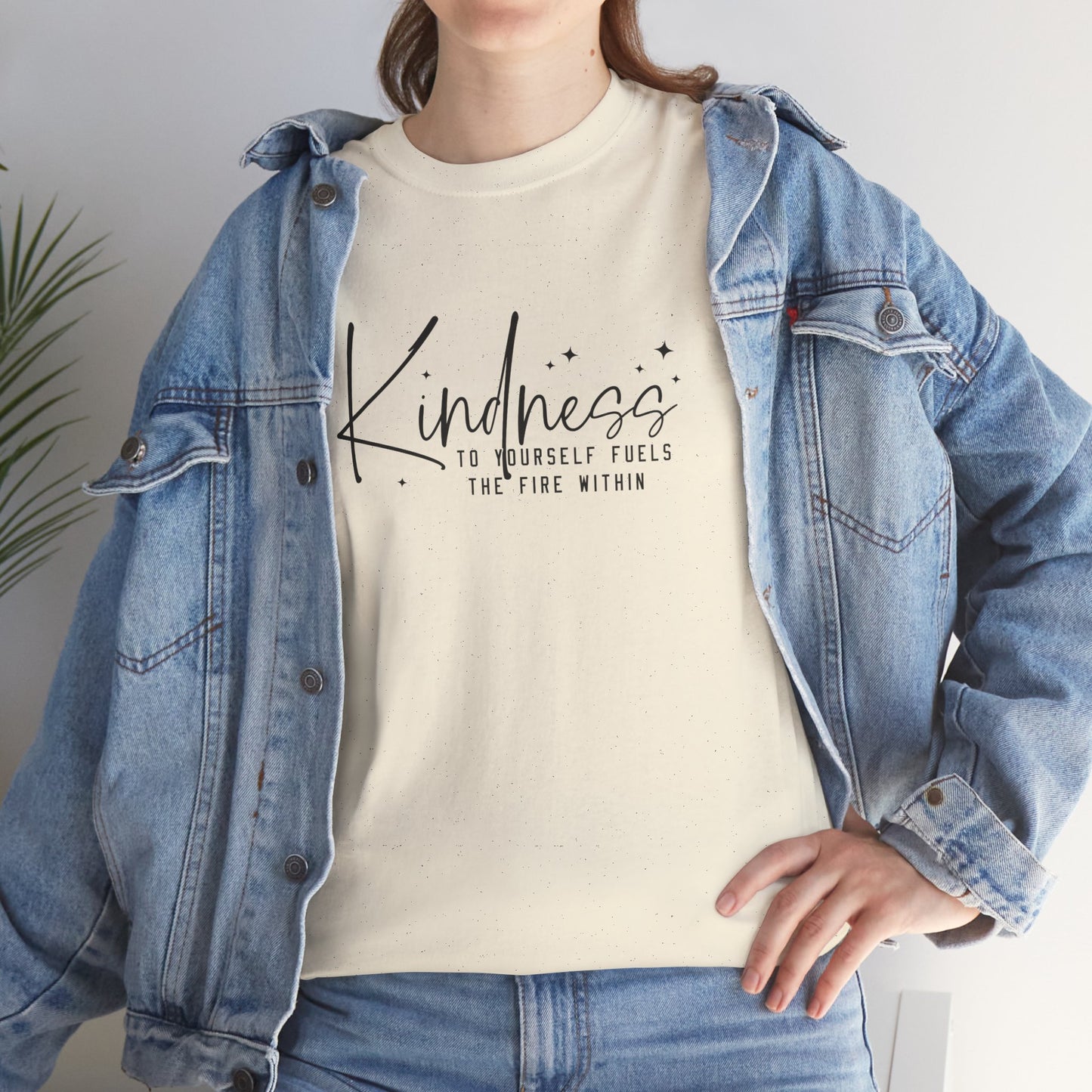 Kindness Crewneck Tee – Kindness Is Contagious Inspirational Graphic T-Shirt for Everyday Positivity