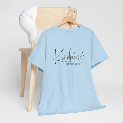 Kindness Crewneck Tee – Kindness Is Contagious Inspirational Graphic T-Shirt for Everyday Positivity