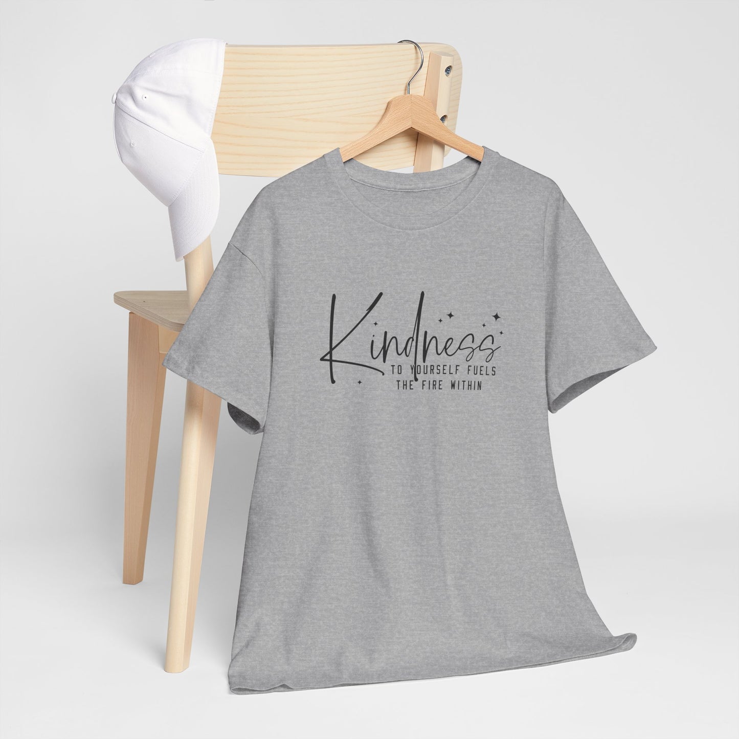 Kindness Crewneck Tee – Kindness Is Contagious Inspirational Graphic T-Shirt for Everyday Positivity