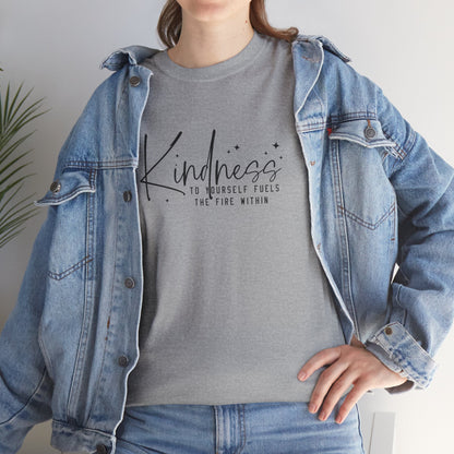 Kindness Crewneck Tee – Kindness Is Contagious Inspirational Graphic T-Shirt for Everyday Positivity